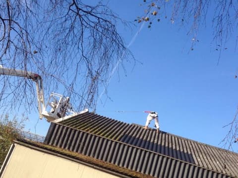 Fase 9 van de renovatie van het dak in 's-Gravenzande