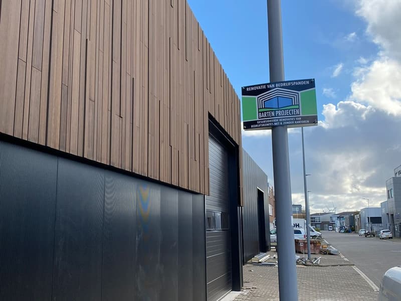 Na de renovatie: het bedrijfspand in Hoek van Holland