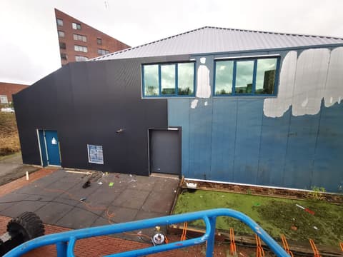 Fase 1 van de renovatie van tuincentrum Osdorp in Aalsmeer