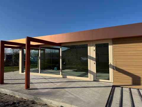 Fase 19 van de nieuwbouw van de schuur in Poeldijk