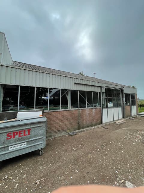 Fase 6 van de renovatie van het bedrijfspand in De Kwakel