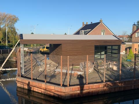 Fase 11 van de renovatie van kasschuur Doerstaete in Wateringen