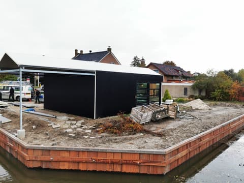 Fase 3 van de renovatie van kasschuur Doerstaete in Wateringen