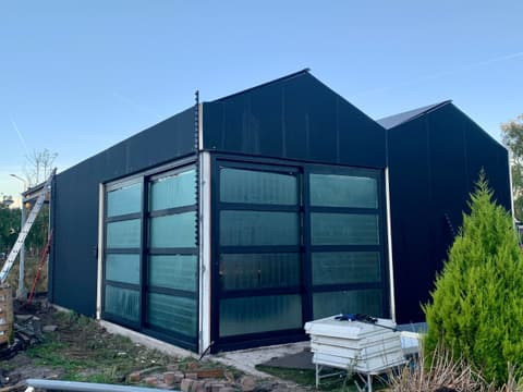 Fase 10 van de renovatie van kasschuur Doerstaete in Wateringen