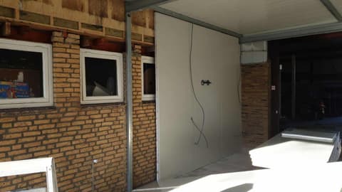 Fase 4 van de renovatie van bedrijfsruimte Koornneef Versmarkt in 's-Gravenzande