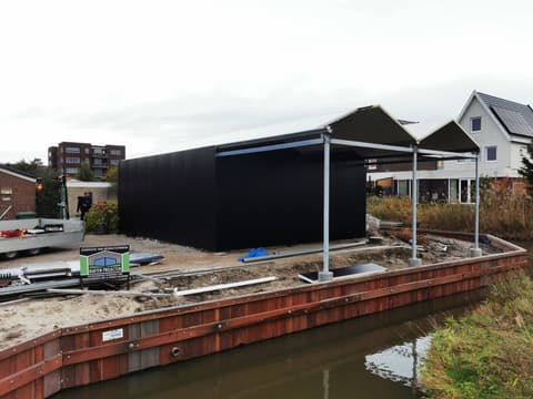 Fase 4 van de renovatie van kasschuur Doerstaete in Wateringen