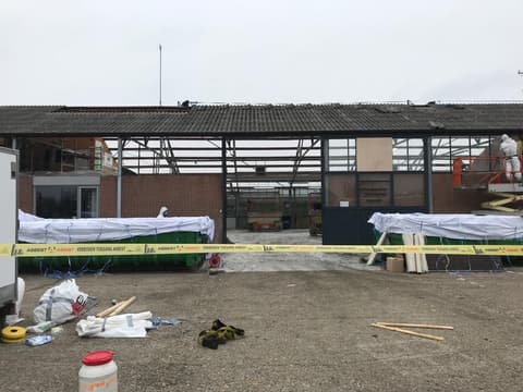 Voor de asbestsanering: Passie Plant in Nieuwerkerk aan den IJssel