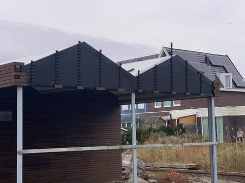 Fase 5 van de renovatie van kasschuur Doerstaete in Wateringen