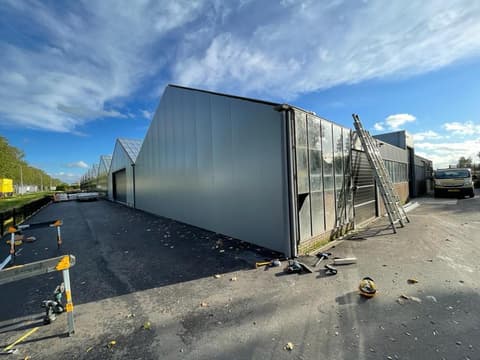 Fase 10 van de renovatie van het bedrijfspand in De Kwakel