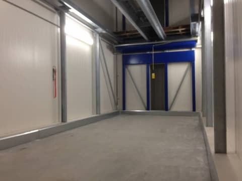 Fase 11 van de montage van de koelcel in Maasdijk