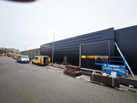 Fase 12 van de renovatie van het bedrijfspand in Hoek van Holland