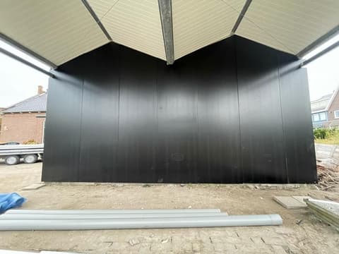 Fase 19 van de renovatie van kasschuur Doerstaete in Wateringen