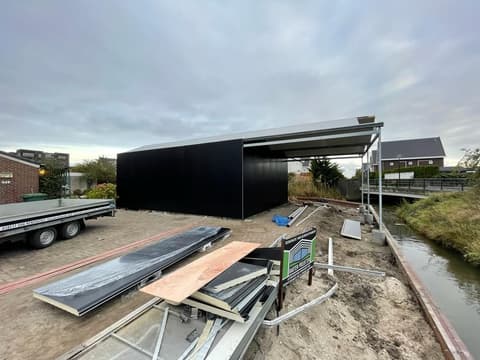 Fase 21 van de renovatie van kasschuur Doerstaete in Wateringen