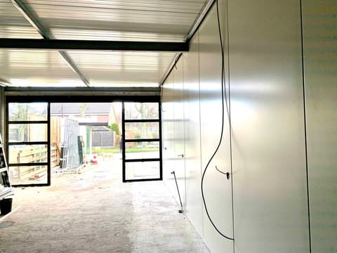 Fase 12 van de renovatie van bedrijfsruimte Koornneef Versmarkt in 's-Gravenzande
