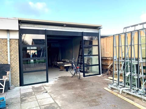 Fase 15 van de renovatie van bedrijfsruimte Koornneef Versmarkt in 's-Gravenzande