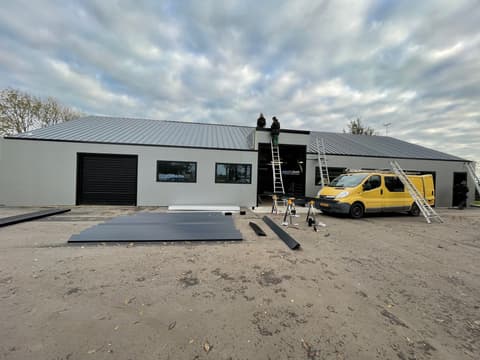 Na de renovatie: het bedrijfspand in De Kwakel