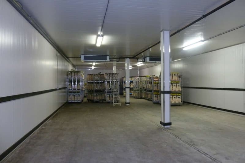 Voor de renovatie: de koelcel in De Lier