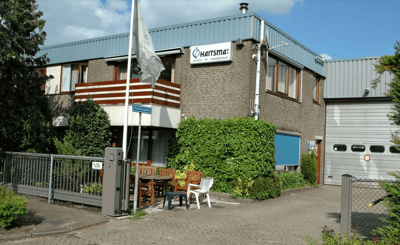 Voor de renovatie: bedrijfspand Haitsma in Bleiswijk
