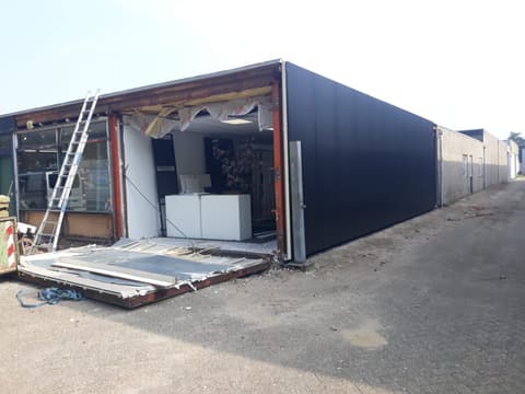 Fase 3 van de renovatie van bedrijfspand Tegelfloor in Breda