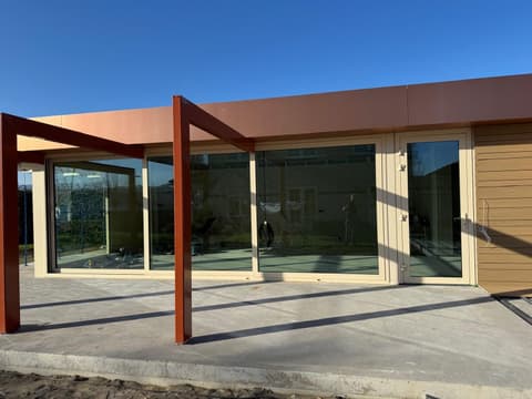 Fase 18 van de nieuwbouw van de schuur in Poeldijk