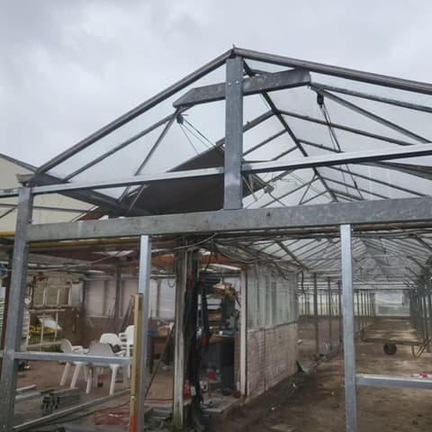 Fase 24 van de renovatie van kasschuur Indoor Moestuintjes