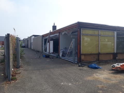 Fase 5 van de renovatie van bedrijfspand Tegelfloor in Breda