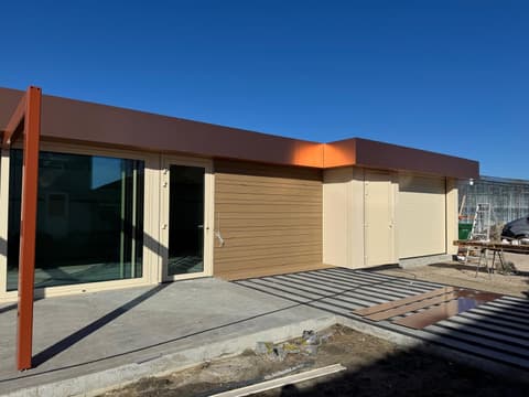 Fase 16 van de nieuwbouw van de schuur in Poeldijk
