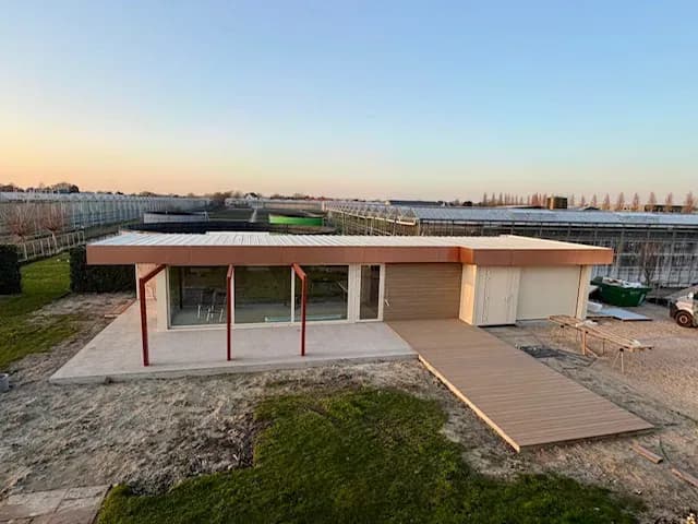 Na de nieuwbouw: de schuur in Poeldijk