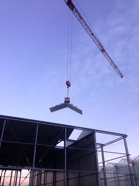 Fase 3 van de nieuwbouw van Agriport A7