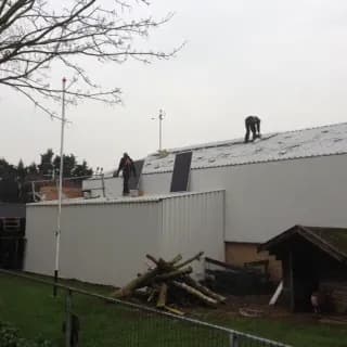 Fase 10 van de asbestsanering van het project in 's-Gravenzande