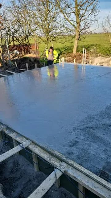 Fase 6 van de nieuwbouw van de schuur in Maasland