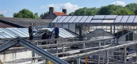 Fase 9 van de renovatie van tuincentrum Intratuin in Koudekerke